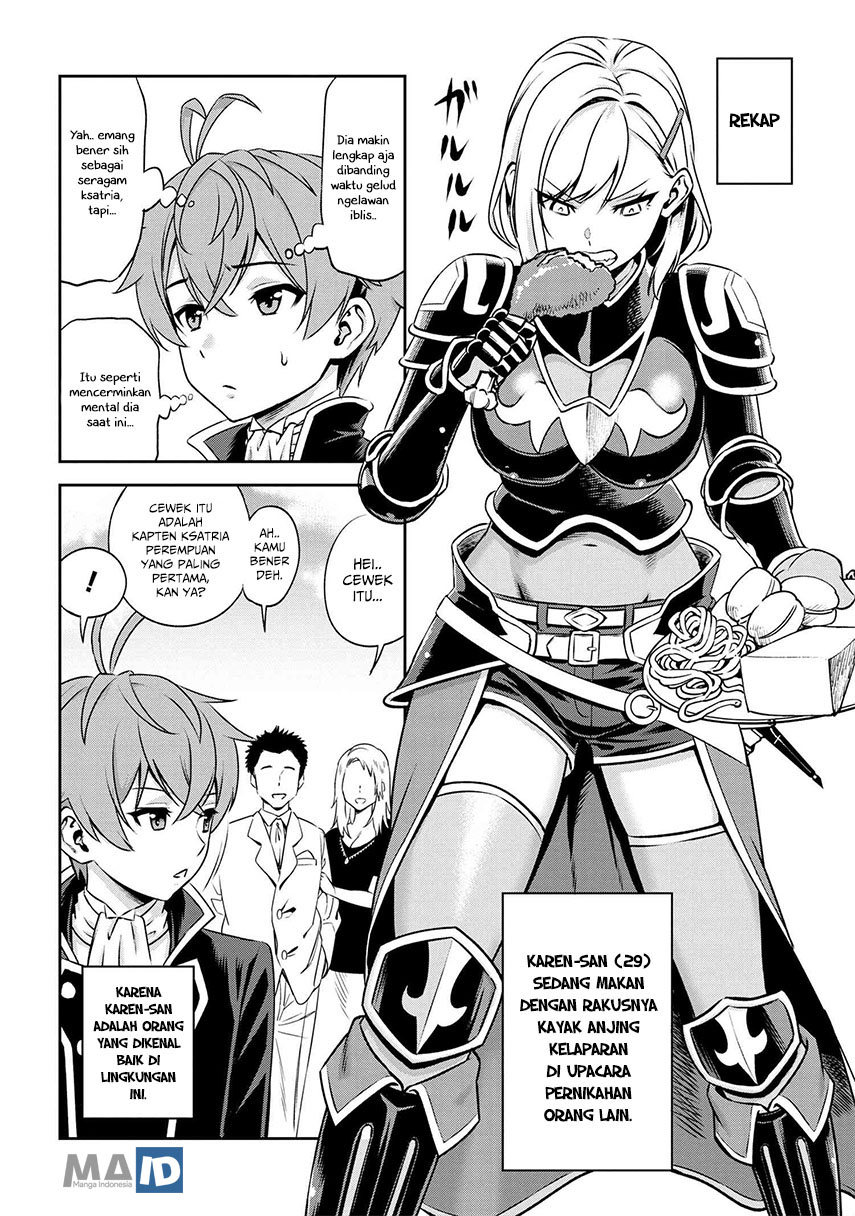 Toshiue Elite Onna Kishi ga Boku no Mae de Dake Kawaii chapter 3